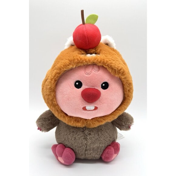 Zanmang Loopy 10” Plush in Red Panda Costume Miniso Licensed - Picture 1 of 6